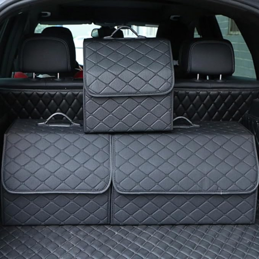 ROYALCAR - Luxury leather box - Check patterns